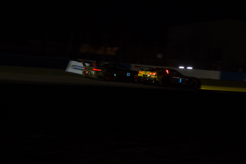 Once it got dark you could see the exhaust on this Porsche glow.